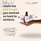 BASK & LATHER Elixir Hair Strengthening Oil, Jamaican Black Castor Oil, For Volume, Thickness, Detangle, De Frizz, Conditions New Hair Growth, 4 fl oz