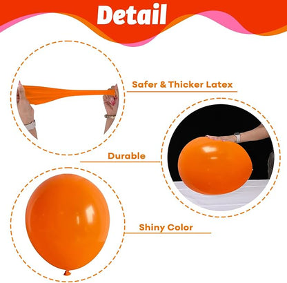 Pink and Orange Balloons Arch Kit, Pastel Gold Balloon - Image 4