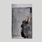 Betty Dain Jumbo Shampoo Cape, 45" W x 54" L, Waterproof & Stain-resistant Vinyl, Touch-and-close Fastener, Machine Washable
