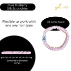 Soft Silk Satin Non Slip Hair Ties 6 Pack - Thin Elastic Ponytail Hair Band | Skinny Slim Srunchie for Thin or Thick Hair | No Crease or Damage Hair Accessories from GK by BEHA Life (6, Everyday)