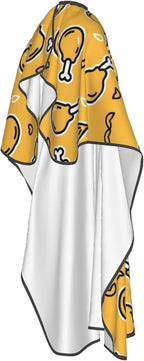 Hair Cut Cape Crispy Fried Chicken Hair Cutting Gown, Lightweight Hairdresser Apron for Hair Cutting, Haircut Tools