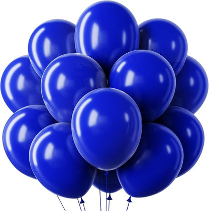 RUBFAC Royal Blue Balloons 65pcs, 12 Inch Party Balloon by RUBFAC