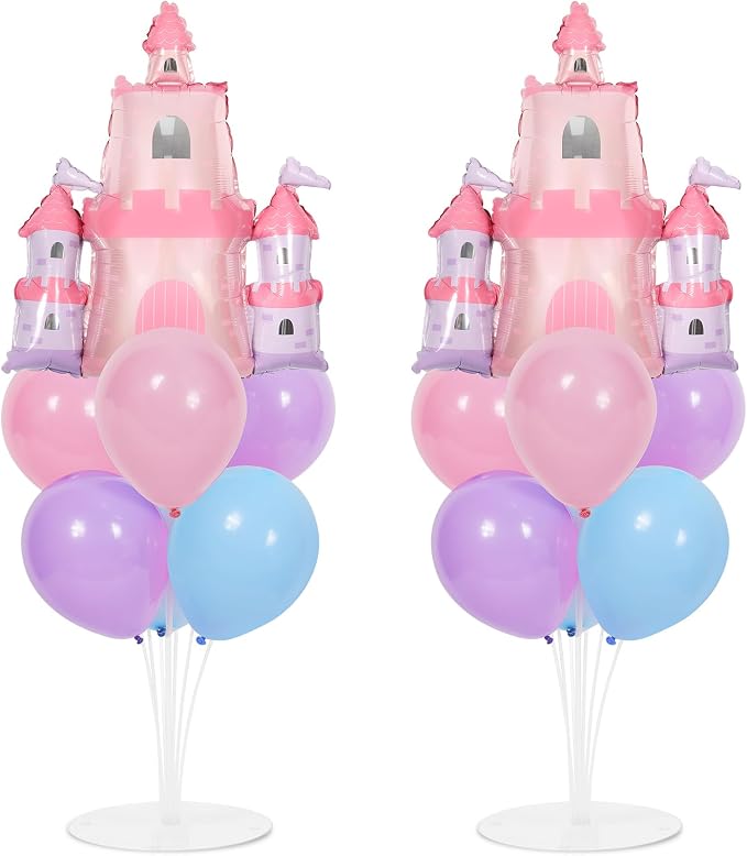 Princess Party Balloons Stand Kit 2 Sets by Naozinebi