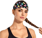 Easter Bunny & Eggs Style Sports Headband for Men Women Moisture Wicking Sweatband for Basketball, Running, Gym