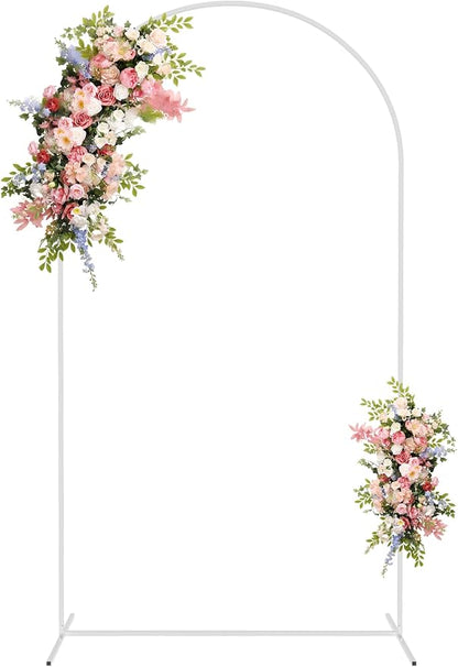 Asee'm 7.2FT White Metal Arch Backdrop Stand Wedding Balloon Background | by Aseem