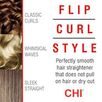 CHI Original Ceramic Flat Iron, Straightener For A Smooth Finish, Ceramic Floating Plates, Quick Heat Up, Analog On/Off Switch, 1" Black