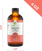 VINEVIDA Pink Grapefruit Essential Oil 4 oz - Undiluted, DIY Candle Scents, Bulk for Soap Making & Skin Safe