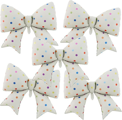 38 Inches Bow Balloon Colorful Print by Vuzvuv