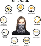 Headband Neck Gaiter Head Wrap Headwear Face Mask Magic Scarf Bandana for Men and Women