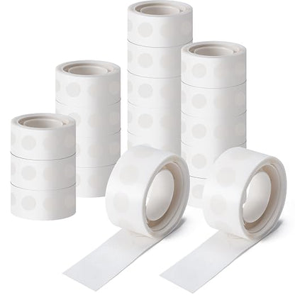 Hoewina 2000pcs Clear Glue Point Dots Glue Tape by Hoewina