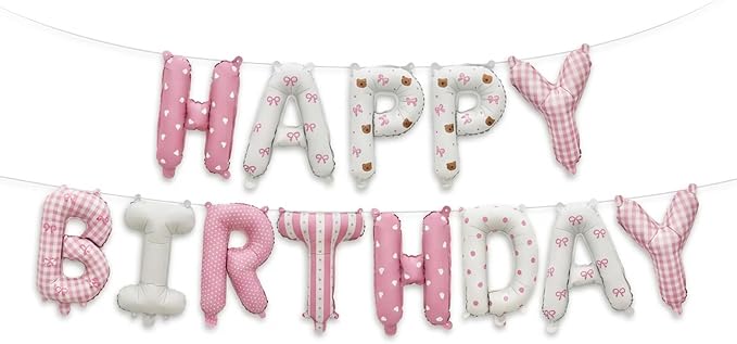 Happy Birthday Balloon Banner by Unknown