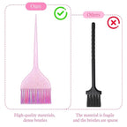 3Pcs Hair Color Brush, Hair Dye Brushes, Glitter Hairs Dye Brush Set Hairs Color Remover, Applicator Brushs for Women Men Salon Use Home DIY Dyeing