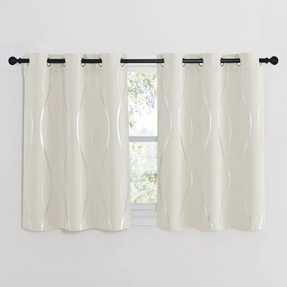 NICETOWN Bedroom Curtains Small Blackout Panels, 42 by 40 Inch, Window - Image 2