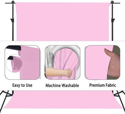 Pink Photography Backdrop for Photoshoot, Fabric 10x10ft | Versatile Studio - Image 6