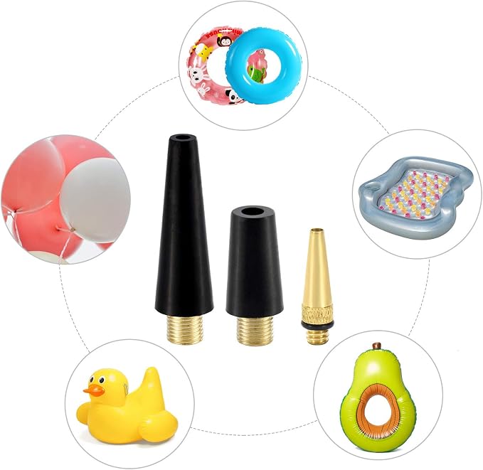 Bicycle Presta Schrader Valve Adaptor, Ball Pump Needle, Balloon Inflatable - Image 4
