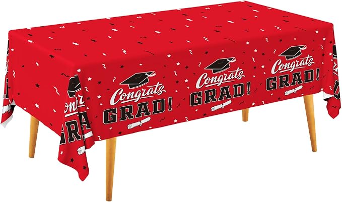 Graduation Party Decorations, Gongrats Grad Tablecover by Gatherfun