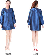 Polyester Fabric Salon Smock Professional Stylist Jacket Waterproof Haircut Cape Barber Apron