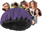 1Pc Cordless Conditioning Heat Cap Flaxseed Heat Cap Microwavable Hair Care for Conditioning, Purple