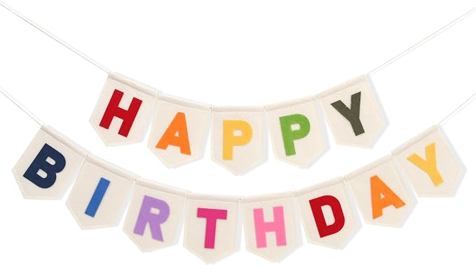 Colorful Happy Birthday Banner by Jissoo