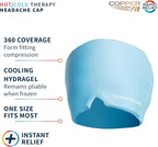 Copper Fit Rapid Relief PRO Migraine Headache Relief Cap, Soothing Ice Pack Mask Products, Cooling Gel Hat, Face Cold Compress Head Wrap for Tension, Stress, Sinus, Hangover– Class 1 Medical Device