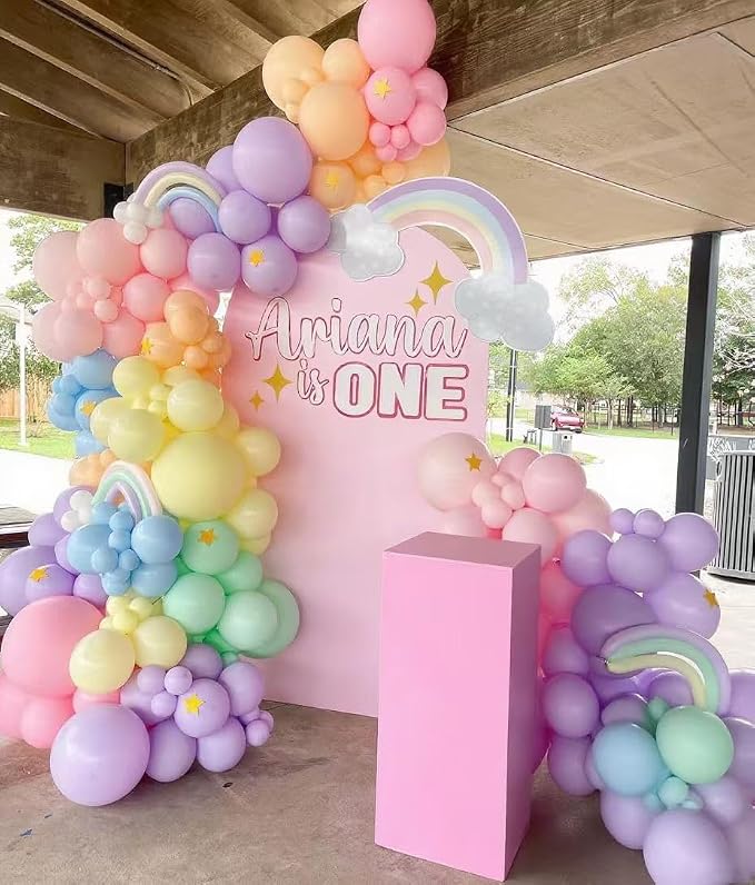 Pastel Rainbow Balloon Arch Kit, Engagements, Gender Reveal, Anniversary - Image 7