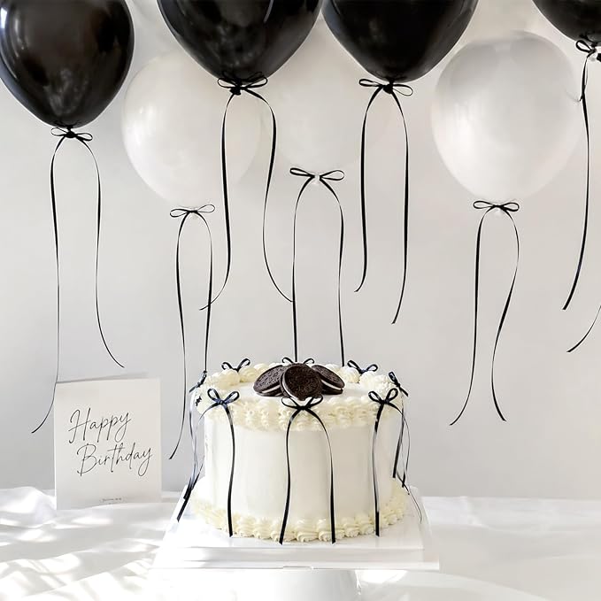 KINGLAKE Black Satin Ribbon - Image 5