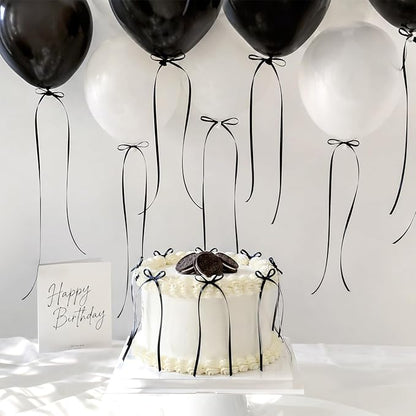 KINGLAKE Black Satin Ribbon - Image 5