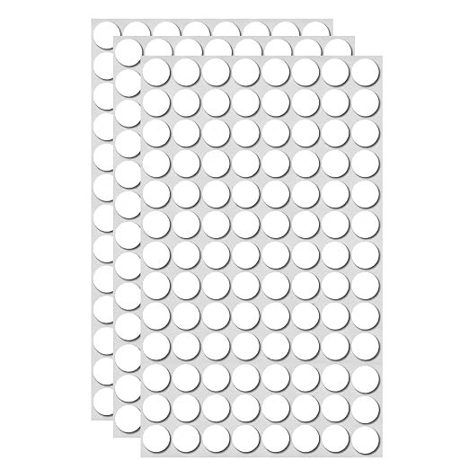 Glue Dots Double Sided 300 PCS, 0.79 Inch Clear Sticky Tack, Transparent by Duccinp
