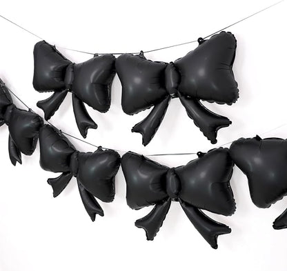 6 Pieces Bow Balloons, Wedding Bridal Shower, Balloon Garland Accessories by PartyEra