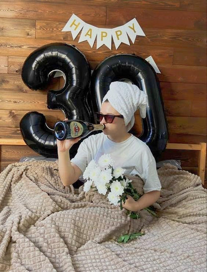Black 50 Balloon - Image 9