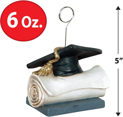 Beistle Grad Cap Photo/Balloon Holders – 2 Count Graduation Weights - Image 2