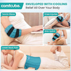 Ice Pack for Knee After Surgery, 2 Hours Long Lasting Cold Pack for Knee Injuries, FSA Eligible, Cold Therapy Flexible Ice Pack for Pain Relief, Swelling, Surgery, ACL, Meniscus Tear