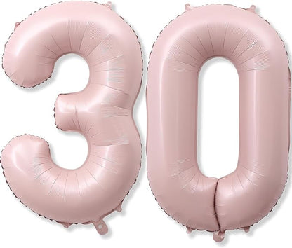 Light Pink 30th Birthday Balloon by KAINSY