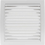 Repa Market 6 Inch White Dryer Vent Hood/Duct Cover for Walls or Ceiling/ABS Plastic Louvered Air Grille with Built-in Mesh Screen/Exhaust and Dryer Vent Covers for Indoor & Outdoor Use