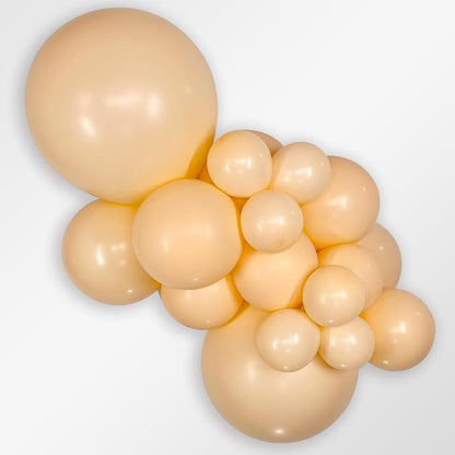 Sempertex Round Pastel Matte Malibu Peach Balloons, 11 Inch, Graduation - Image 2