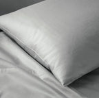 Boll & Branch Signature Hemmed Pillowcase Set - Standard, Shore - Luxury 100% Organic Cotton - Buttery Soft and Breathable - Softer with Every Wash - 2 Pillowcases Included