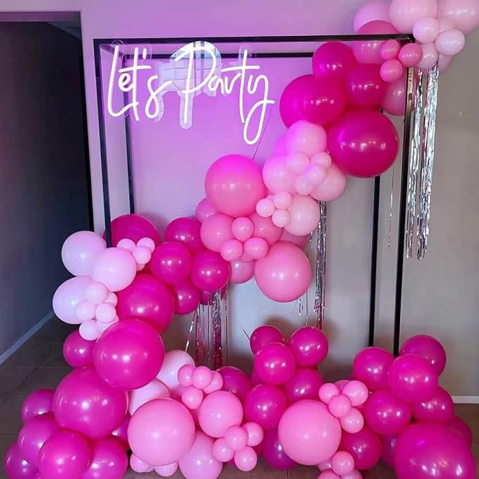YMSZ Pink Balloon Garland Arch Kit, Baby Shower, Valentine's Day Party - Image 7