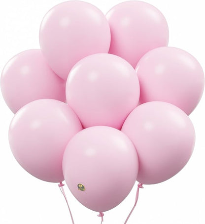AFTERLOON® Biodegradable Natural Rubber Latex Balloons 24 pcs Pastel Pink 10 by AFTERLOON%C2%AE