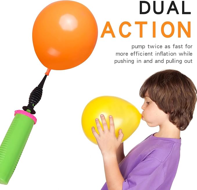 Balloon Pump Hand Held 2-Way Dual Action Air Pump - Image 4