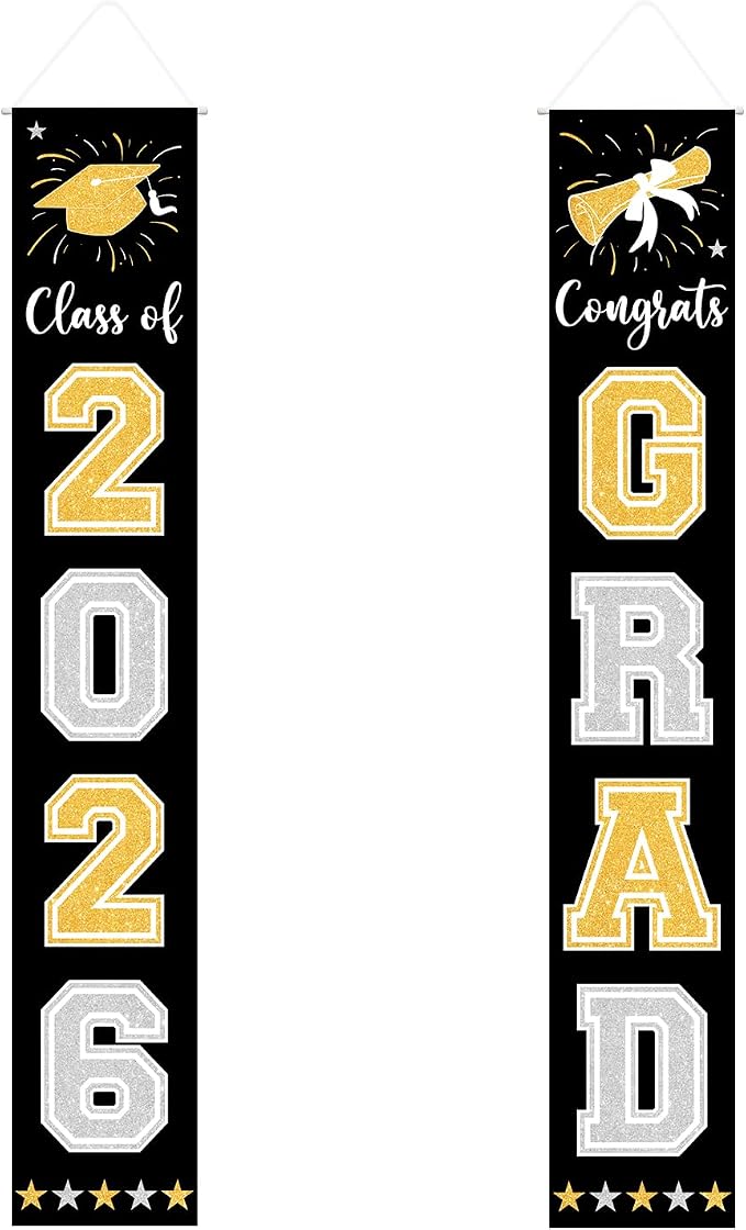 Graduation Decorations Class of 2026 Hanging Grad Banner, Graduation - Image 6