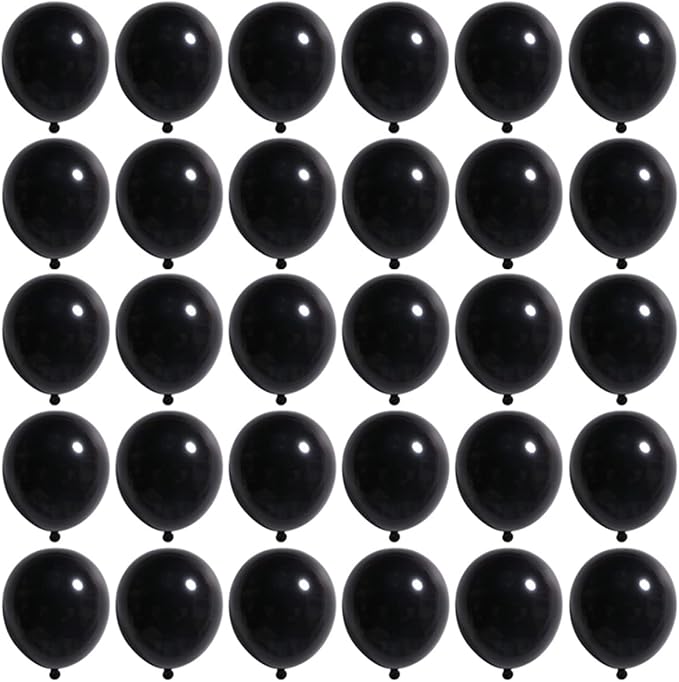 5 inch Black Party Balloons by YicUik
