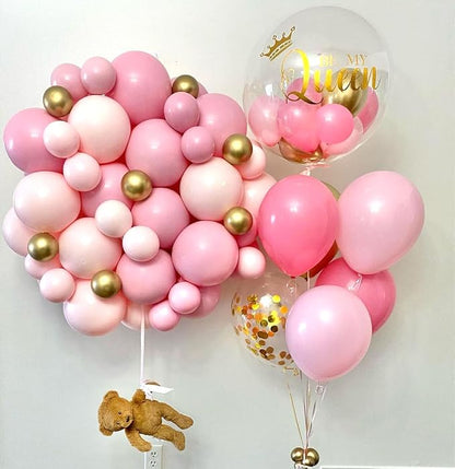 Pink and Gold Balloons Set - Image 6