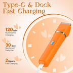 Facial Hair Removal for Women - Waterproof 2 in1 Rechargeable Eyebrow Facial Trimmer and Bikini Trimmer for Women, Painless Face Electric Razor/Shaver for Lip, Arms, Face, Peach Fuzz