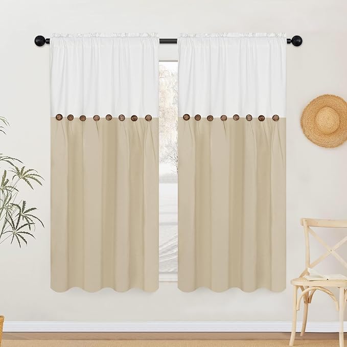 Farmhouse Cotton Linen Curtains - Image 2