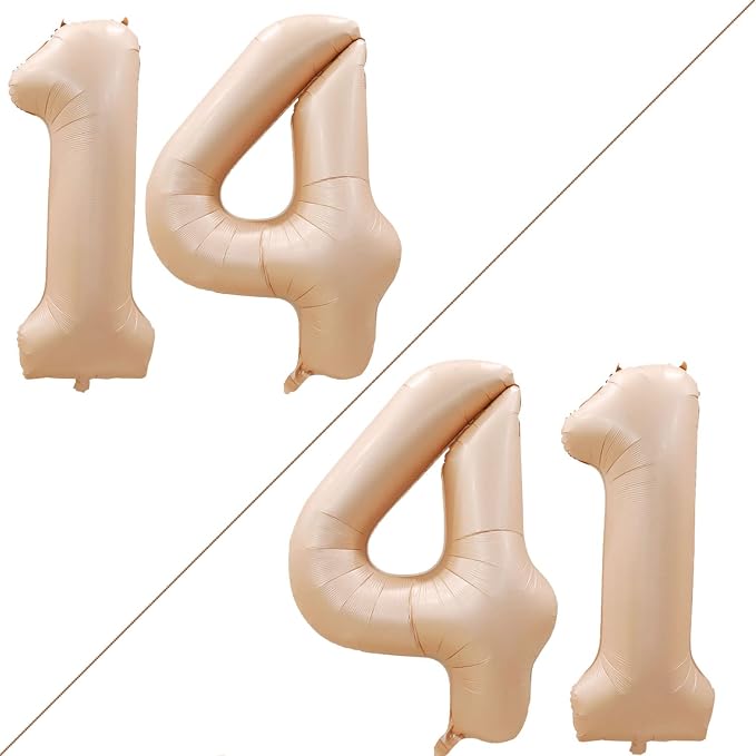 Number 14 Balloons for 14th Birthday Sweet 14 Party Decorations, 42 Inch Jumbo by GOER