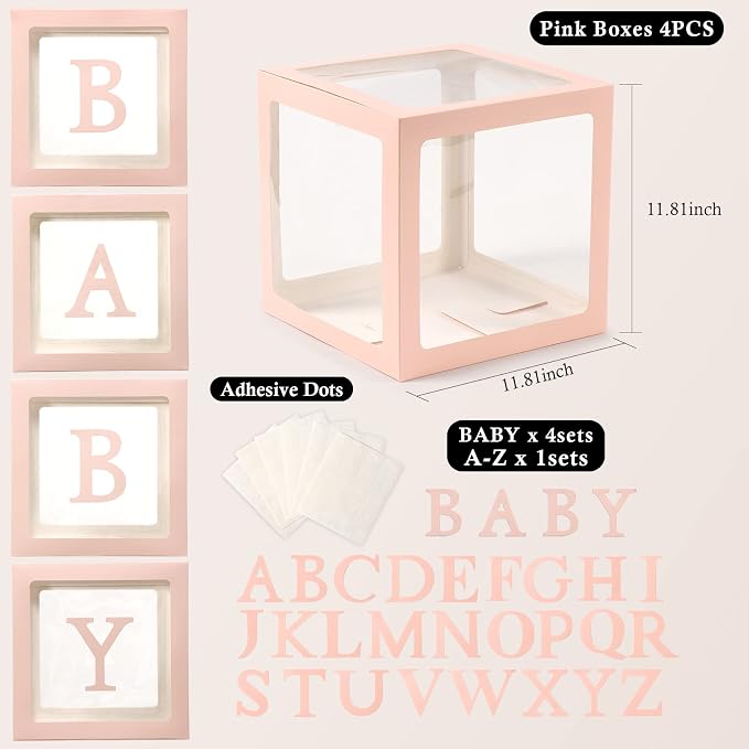 Voircoloria Baby Boxes with 26 Letters - Image 2