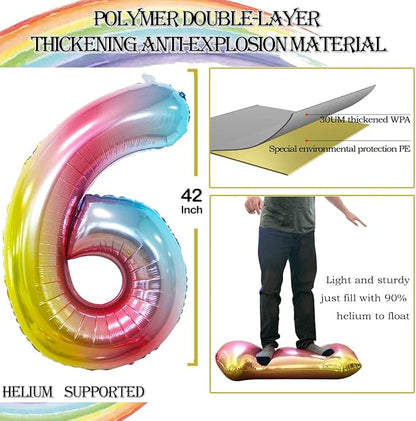 Number 26 Balloons for 26th Birthday Party Decorations, 42 Inch Jumbo Foil - Image 2
