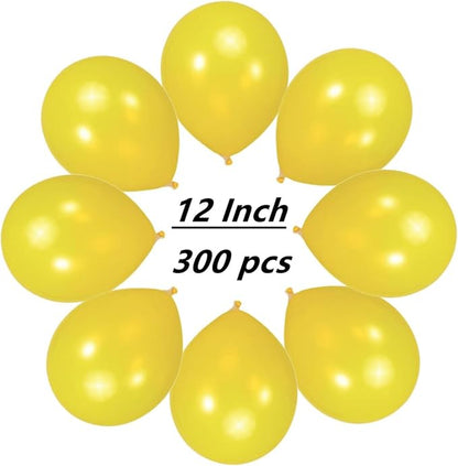 300 pack Yellow Balloons 12 Inch Yellow Latex Balloon Bulk - Image 2