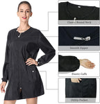 Polyester Fabric Salon Smock Professional Stylist Jacket Waterproof Haircut Cape Barber Apron