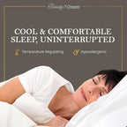 25 Momme Premium Mulberry Silk Pillowcase for Hair and Skin | Handcrafted Hypoallergenic & Anti-Acne White Silk Pillow Cases with Zipper | Queen - 20" x 30", Natural Undyed White